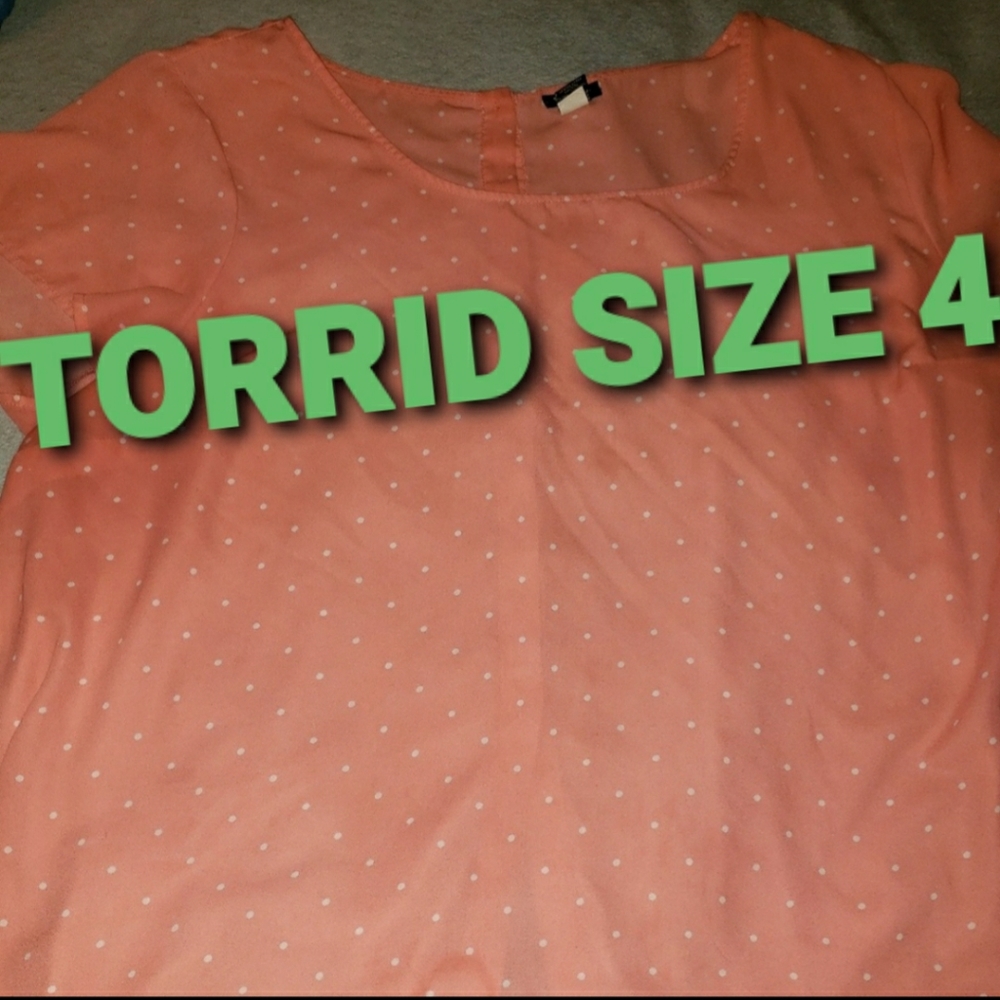 Torrid top with Buttons on back size 4
